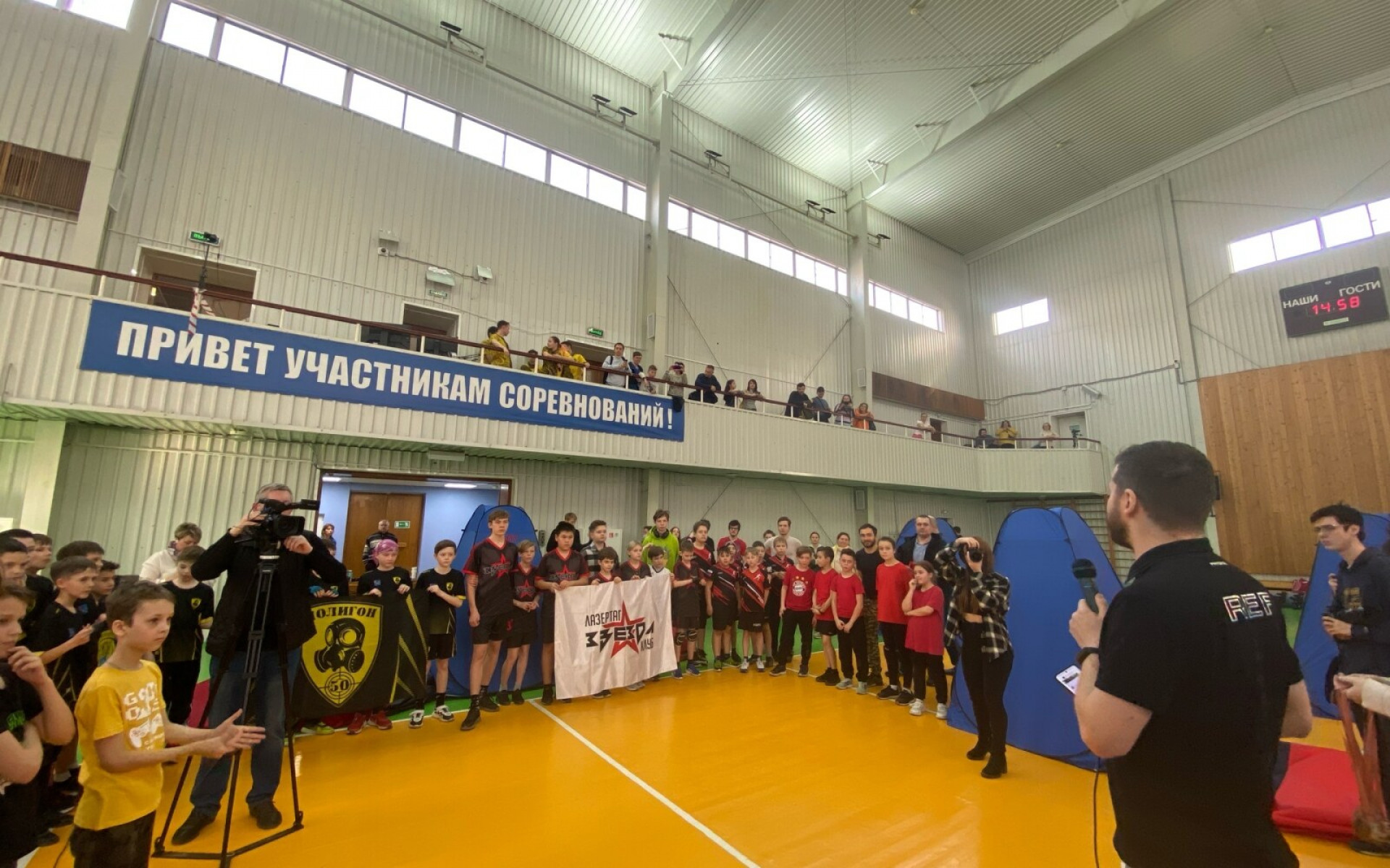 А вот и команды-победители в возрастной категории 10-12 лет соревнований по спортивному лазертагу «Moscow Spring Cup»