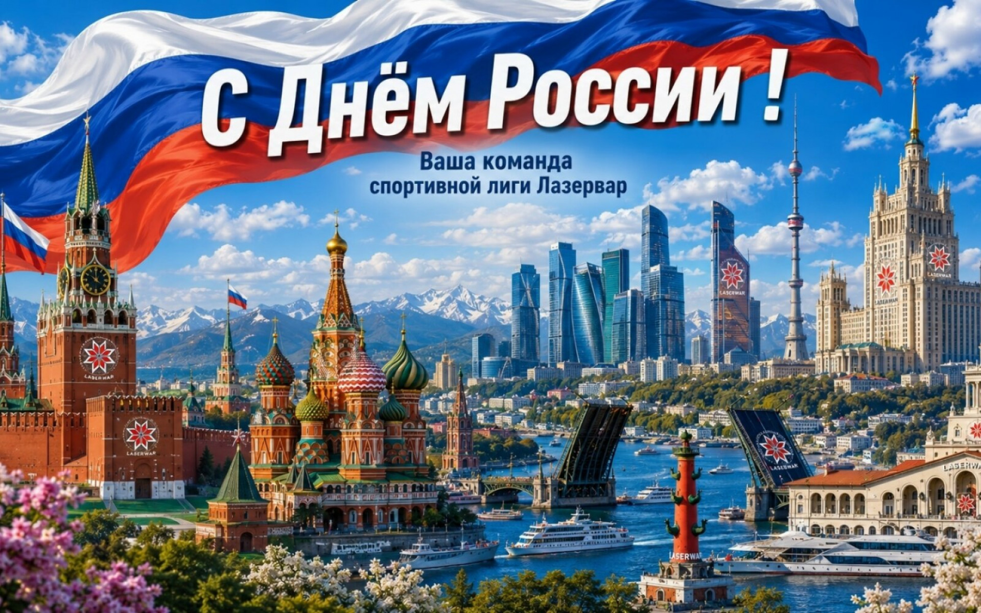 С ДНЁМ РОССИИ, БОЙЦЫ! 